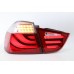 BMW E90 09-12 Red Clear Light Bar LED Tail Lamp